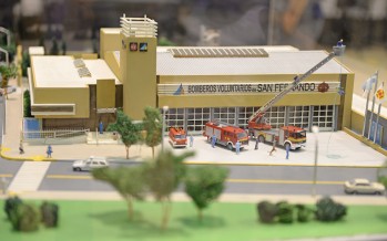 Se presentó la maqueta del futuro Cuartel Central de Bomberos de San Fernando