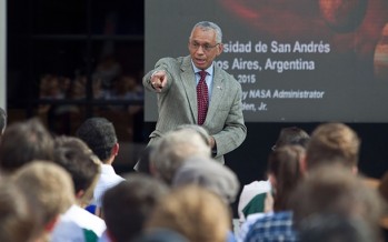 El Administrador de la NASA estuvo en Victoria y destacó las actividades espaciales de Argentina