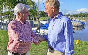 Luis Andreotti recibió a Francisco de Narváez