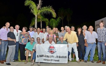 Militantes radicales expresaron su apoyo a Andreotti