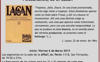 Seminario anual del Instituto Oscar Masota delegación San Fernando