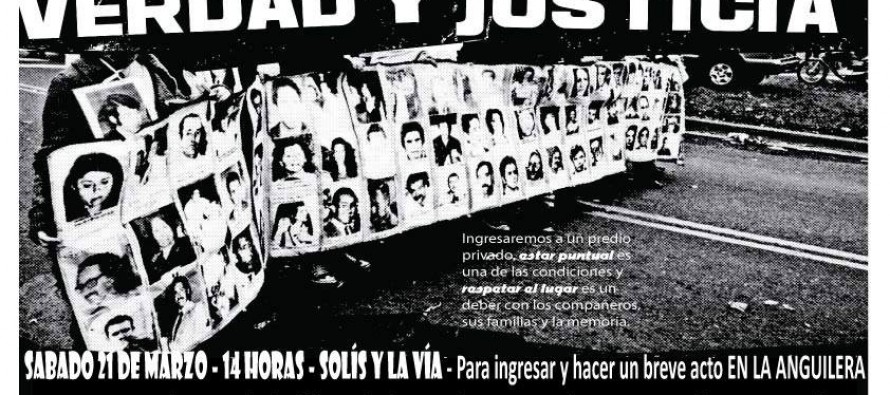 A 39 años del golpe, acto en “La Anguilera”
