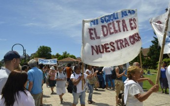 Vecinos del Delta marcharon contra la suba de la tarifa y por un mejor servicio de lanchas