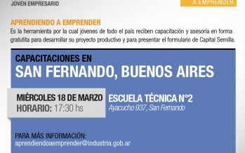 Capacitación para emprendimientos productivos