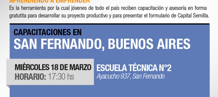 Capacitación para emprendimientos productivos