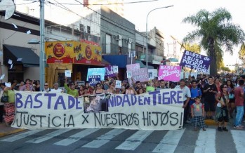 La CTA Zona Norte marchó contra las femicidios en Tigre
