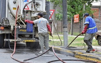 La Dirección de Espacios Públicos continúa con las tareas de mejoramiento