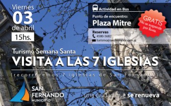 Turismo religioso por 7 Iglesias de la ciudad