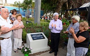 Se inauguró una nueva plaza y el “Paseo de los Pintores” en Victoria