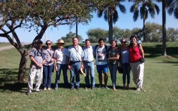 Docentes de la Universidad Nacional de Lujan visitaron la delegación de INTA Delta
