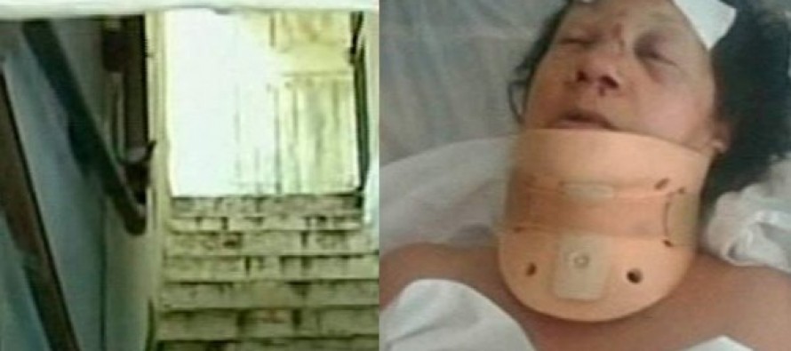 Reclamó por una filtración y casi la matan