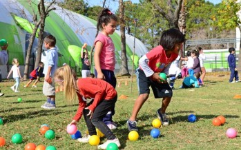 Encuentro recreativo de las Escuelas Deportivas en el Polideportivo N° 3