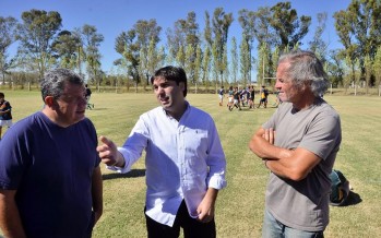 Diego Bossio recorrió Punto Hogar y el Virreyes Rugby Club