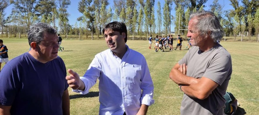 Diego Bossio recorrió Punto Hogar y el Virreyes Rugby Club