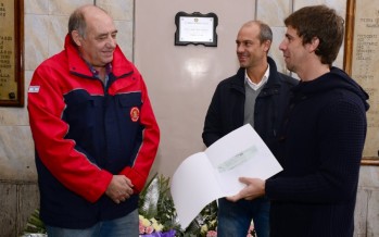 El Municipio donó 1 millón de pesos a los Bomberos Voluntarios para la obra de su nuevo cuartel