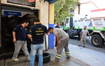 Desbaratan a una banda que robaba neumáticos