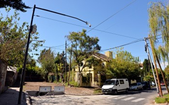Se inició la instalación de cámaras de seguridad conectadas mediante fibra óptica