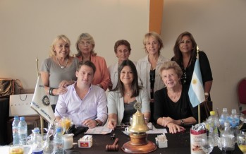 Campbell se reunió con socias del Rotary Club de Punta Chica