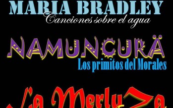 María Bradley, Namuncurá los primitos del Morales y La Merluza Está Servida, gratis en Plaza Mitre