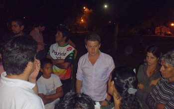 Alex Campbell recorrió el Barrio San Martín