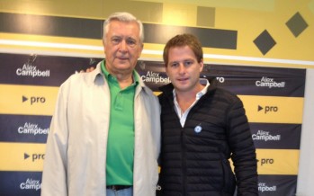 Alex Campbell recibió a Ricardo Ivoskus