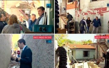 Una mujer herida por una fuerte explosión y derrumbe de una vivienda