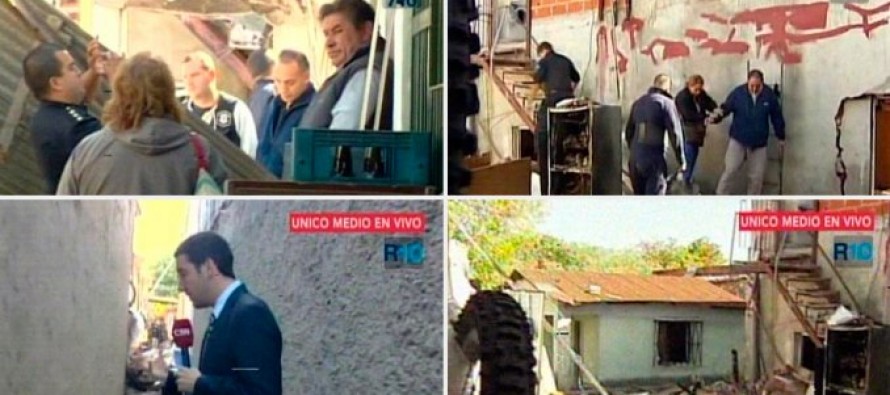 Una mujer herida por una fuerte explosión y derrumbe de una vivienda