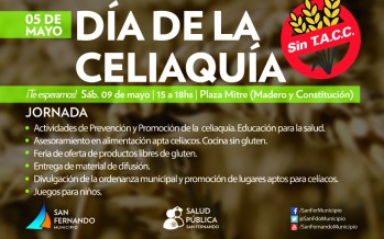 Día de la Celiaquía: actividades en Plaza Mitre