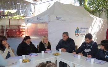 Operativo de salud en el Barrio Villa Hall
