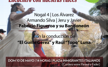 Peña Folklórica “Encuentro con Nuestra Raíces” en la Plaza de los Inmigrantes