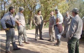 Se realizan trabajos de mejora y mantenimiento en el camino Islas Malvinas