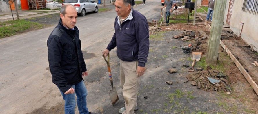 Avanza el Plan de Mejoramiento del barrio Héroes de Malvinas