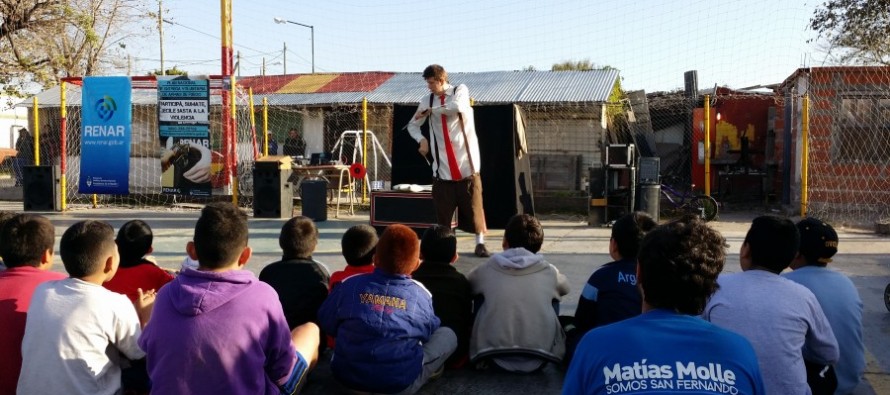 Desde el espacio Somos San Fernando celebraron el Día de la Bandera en el Club Güemes de Villa Jardín