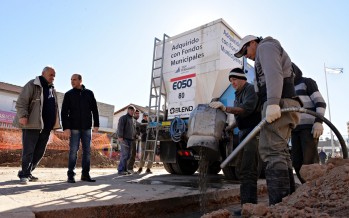 Continúan las obras en el Centro Comercial de Virreyes