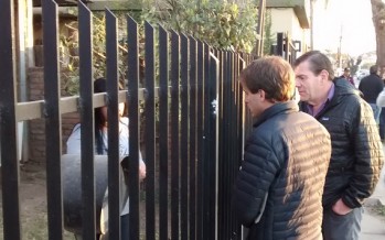 Montenegro y Campbell recorrieron la avenida Uruguay donde los vecinos denunciaron nueva modalidad de robo «piraña»