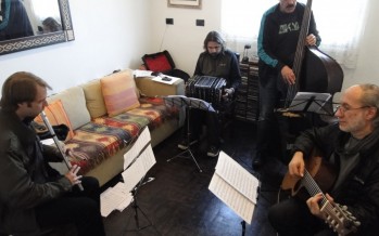 Quique Sinesi, Walther Castro, Mono Hurtado y Fraser Fifield fusionan la música celta y el tango en un disco