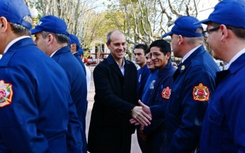 Homenaje a los Bomberos Voluntarios en su día