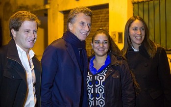Mauricio Macri visitó Victoria acompañado por María Eugenia Vidal