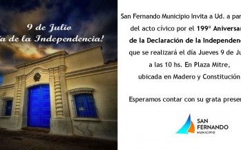 Se conmemora el Día de la Independencia en la Plaza Mitre