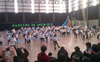 Se realizó una muestra de patín en el ‘Poli’ N° 1
