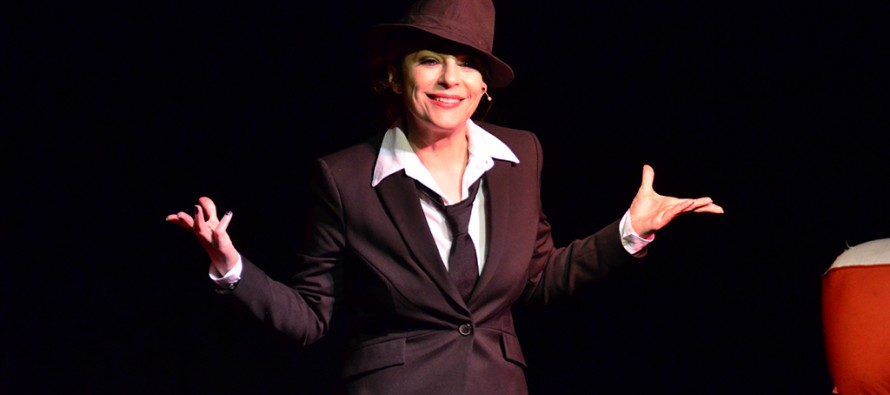 Carolina Papaleo se presentó en el Teatro Martinelli