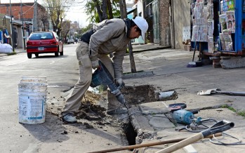 Ensanchamiento de sumideros en la zona de San Fernando Oeste