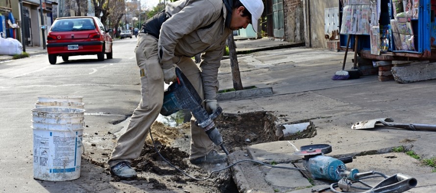 Ensanchamiento de sumideros en la zona de San Fernando Oeste