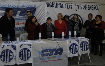 Se presentó la lista de ATE: «En momentos difíciles le pusimos el pecho y nos abrazamos entre todos»
