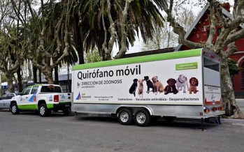 El Quirófano Móvil de Zoonosis estará en el Delta, Victoria y el Barrio La Paz