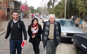 El diputado provincial Ricardo Vago recorrió Las Mil Viviendas y Santa Rosa
