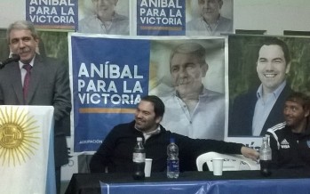 Aníbal Fernández pasó por San Fernando y respaldó la candidatura de Matías Molle