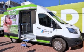 La Unidad Móvil de Vacunación estará el fin de semana en el casco de la ciudad
