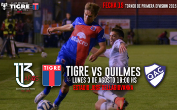 Tigre festeja su cumpleaños 113 ante Quilmes con el objetivo de acercarse a la punta