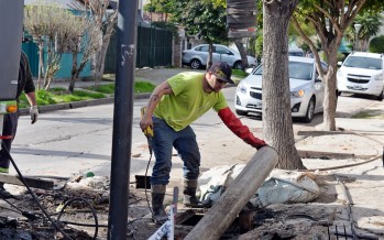 Santiago Aparicio: “Con obras, arreglos y ampliaciones de conductos se evitan inundaciones”